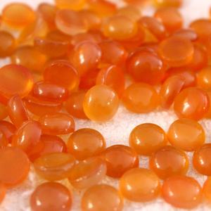 Cabochon in agata color ambra perle di pietra sciolte in agata di miele 10mm - Product Image 2