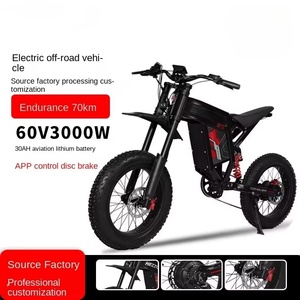 Bicicleta Eléctrica de Montaña con Motor Central de 3000W 48V 30A, Batería de Litio de Larga Duración y Motor sin Escobillas - Product Image 3