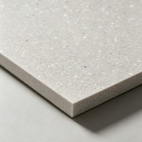 Dalles de pierre artificielle en résine polyester, agglomérat de pierres mélangées, dalles polies découpables pour marches d'escalier et rebords de fenêtre