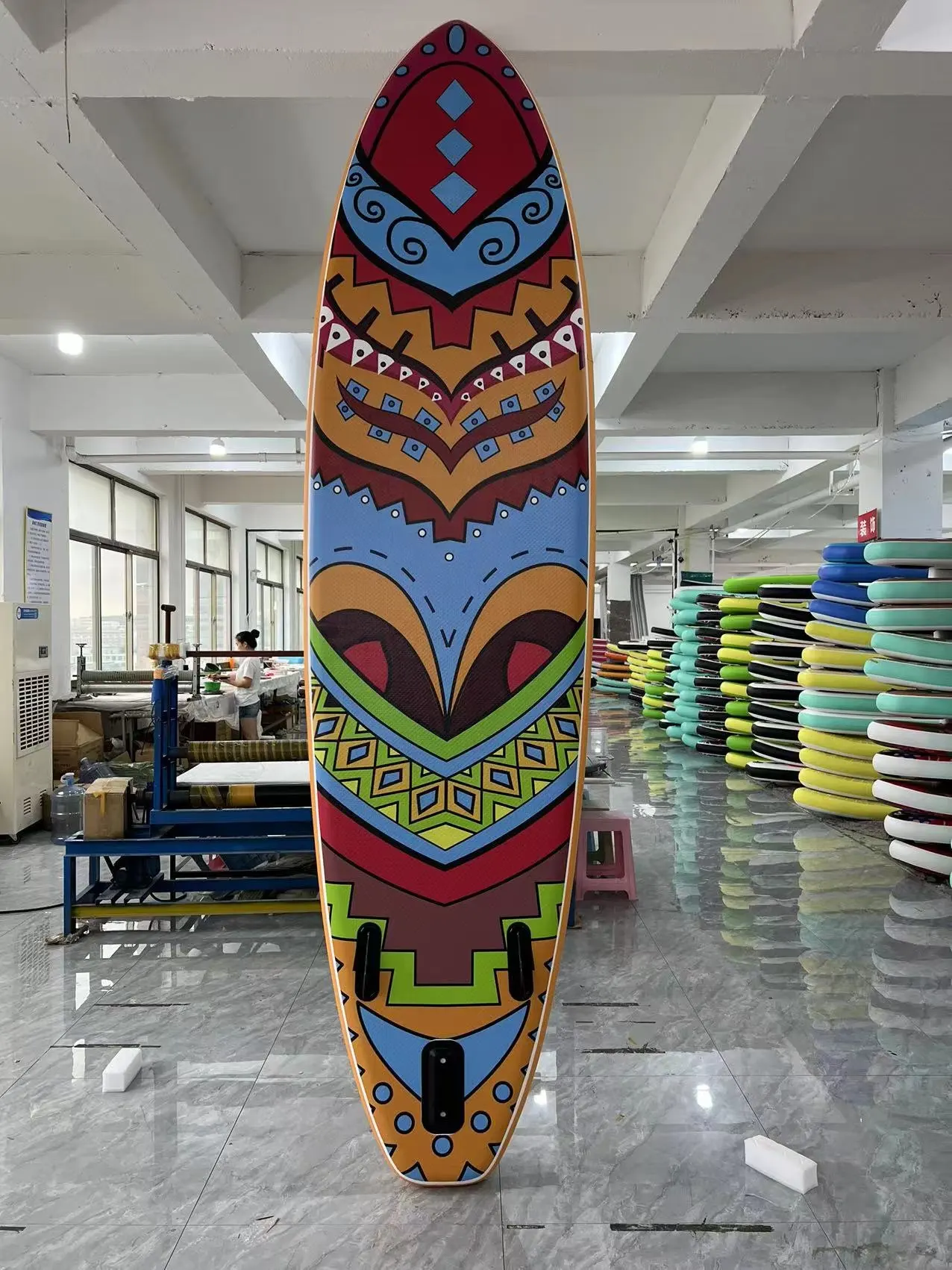 Wholesale Custom PVC Stand-Up Paddleboard Custom Water Surfboard from Manufacturers EVA Material Logo Customization SUP Board