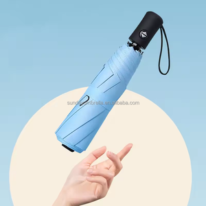 SD Custom 3-Fold Paraguas de protección solar automático Logo Impreso Día lluvioso A prueba de viento para negocios o regalos publicitarios - Product Image 4