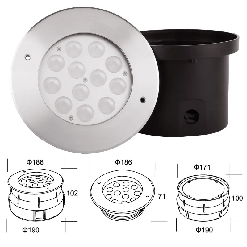 Cost-effective Price New Type Aluminum housing Buried LED in-ground Underground light