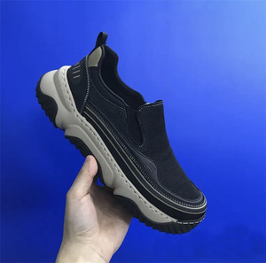 A pair of men's shoes with breathable soft soles for summer. These are casual, lightweight and thin for men <b>Canvas</b> trendy Shoes - Product Image 5