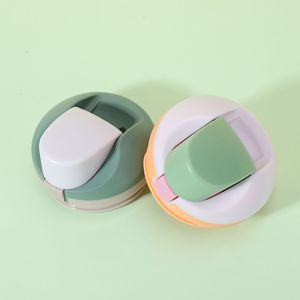 New Cup Lid with <b>Straw</b> Double <b>Drinking</b> Cup Lid sealed Leak Proof Fruit Cup Lid - Product Image 4
