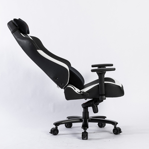 VANBOW <span class=keywords><strong>XXL</strong></span> <span class=keywords><strong>Chaise</strong></span> de jeu ergonomique <span class=keywords><strong>Chaise</strong></span> pivotante haut de gamme Fonction de massage Siège à bascule en mousse à mémoire de forme Grande taille Cuir synthétique <span class=keywords><strong>XXL</strong></span> - Product Image 3