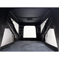 Nouvelle arrivée SNDN, tente de toit en forme de Z pour 4 personnes, camping en plein air, imperméable, tente de toit rigide en aluminium de style Z pour SUV 4x4