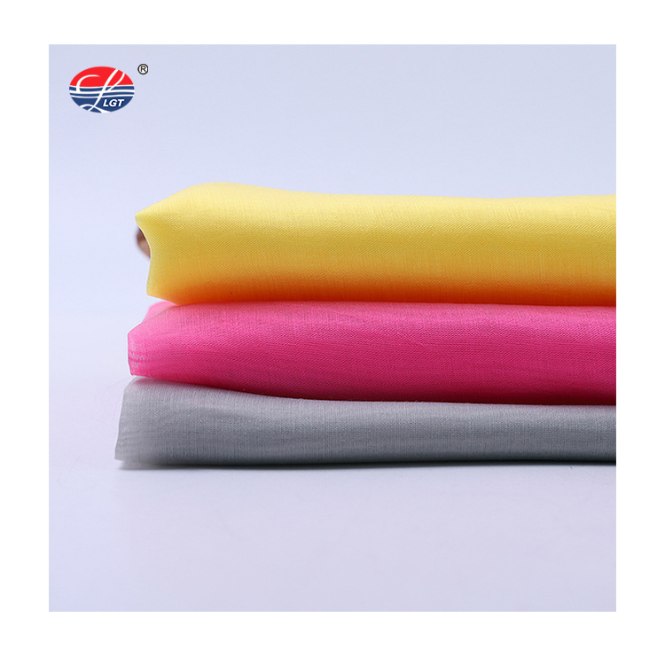 Ткань 60S из переработанного полиэстера, устойчивая ткань lyocell 50 г/кв. М, прозрачная смесь для рубашек