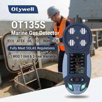 Détecteur de gaz portable avec alarme vibratoire et auto-étalonnage pour espaces confinés et entrées de cargaison, moniteur de manque d'oxygène