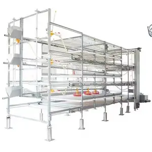 Fully automatic broiler automatic chicken out equipment poultry breeding chick cage raising broiler chicken harvest