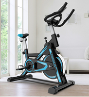 Vélo d'intérieur en acier inoxydable avec système de freinage magnétique pour le cyclisme à domicile