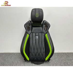 Asientos de Cuero de 2 Piezas Estilo B, Color Verde Personalizado AU-916 para Mercedes Benz Clase G W464 G500 AMG G63 G550 2019-2024 - Product Image 4