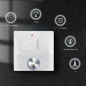 Becasmart BHT-009 Bouton Intelligent Thermostat Moderne 220V/24V Éclairage Dynamique 8 Chauffage Au <span class=keywords><strong>Sol</strong></span> Chaudière À Gaz pour Hôtels Salles De Bains - Product Image 5
