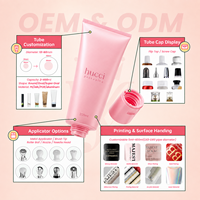 Tube cosmétique souple rose en PE de 200 ml, personnalisable, avec bouchon à clapet, pour shampoing, beurre corporel et lotion – Vente chaude