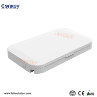Caja Terminal de Pared para Fibra Óptica FTTH, 1 Puerto, Adaptador SC/LC, Empalme Fácil para Cable de Alimentación y Distribución de Pigtail