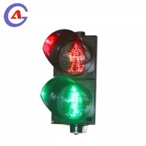 ไฟจราจร LED คุณภาพสูง GUANGAN ขนาด 100 มม.-300 มม. สว่างพิเศษ สีแดง-เขียว สำหรับคนข้ามถนน เพื่อความปลอดภัยบนท้องถนน รุ่น PC Zebra - Product Image 2