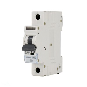 Disjoncteur automatique 6kA 1P B 16A, protection électrique pour installations résidentielles et commerciales, idéal pour prévenir - Product Image 1