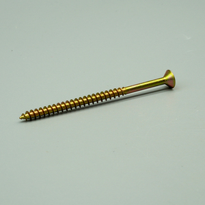 Tornillos Autorroscantes con Recubrimiento de Zinc Amarillo Personalizables para Herrajes de Puertas y Ventanas, Construcción de Edificios - Product Image 5