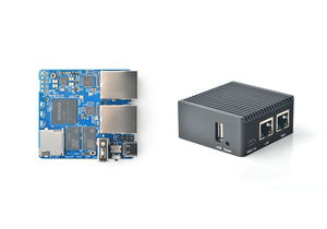 Nanopi r2s Mini <span class=keywords><strong>Router</strong></span> kép Gbps Ethernet Rockchip RK3328 cổng openwrt Hệ thống đèn LED hỗ trợ v2ray SSR ban phát triển - Product Image 5