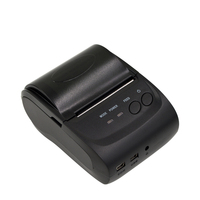 Imprimante thermique sans fil POS-5802 à découpe automatique, impression de reçus sur papier 58 mm sans encre, utilisation professionnelle, batterie 2000 mAh, portable, 203 DPI