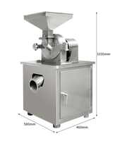 Machine à fabriquer du cacao en poudre en acier inoxydable, broyeur durable pour graines et céréales, moulin à poudre de riz à vendre