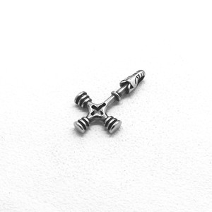 yunnique <b>Men's</b> Stainless Steel <b>Cross</b> Pendant Necklace Party Fashion Jewelry Hip Hop Style - Product Image 5