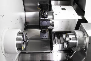 LK200MSY doppio mandrino Leichman combinazione orizzontale tornio tornitura fresatura fresatura macchina 12 stazione CNC - Product Image 6