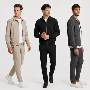 Survêtements de luxe en polyamide et élasthanne de haute qualité pour hommes, avec logo personnalisé, vente en gros - Product Image 1