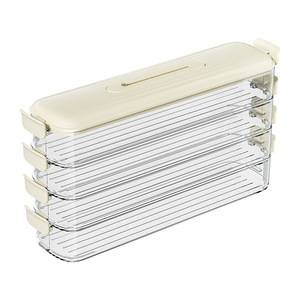 Dumpling Storage Box Multi Layer Airtight <b>Refrigerator</b> Grade Kitchen Food <b>Container</b> - Product Image 5