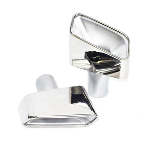 Silenciador de escape <span class=keywords><strong>cromado</strong></span> para mercedes-benz W221 S350 Clase S, color blanco y plateado - Product Image 1