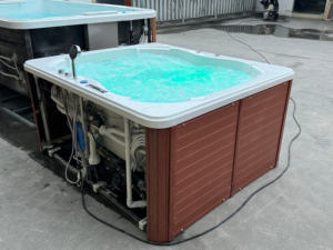 <span class=keywords><strong>Jacuzzi</strong></span> de luxe pour l'extérieur et l'intérieur, pour <span class=keywords><strong>8</strong></span> <span class=keywords><strong>personnes</strong></span>, avec cascade et jets, fonction <span class=keywords><strong>jacuzzi</strong></span> et vapeur - Product Image 4