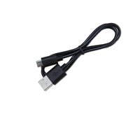 Cable DE DATOS micro USB V8 PVC negro de fábrica de China de alta calidad
