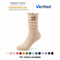 Chaussettes de sport antidérapantes en coton peigné tricoté respirant, personnalisables, pour yoga et pilates, pour femmes