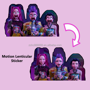 Vendita all'ingrosso KPopDemon Hunters Anime 3D <span class=keywords><strong>Motion</strong></span> auto adesivi Stock impermeabile Mix Anime lenticolari adesivi per Laptop alla rinfusa - Product Image 2