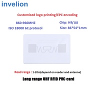 Lecteur de cartes RFID à double fréquence UHF, longue portée, anti-skimming, pour système de contrôle d'accès personnel