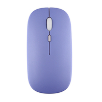 Mouse Inalámbrico para Computadora 2.4G/BT, Mouse Ergonómico de Oficina, Ratón USB para Gaming para Mac, Laptop, Windows en Negro, Rojo, Blanco y Azul