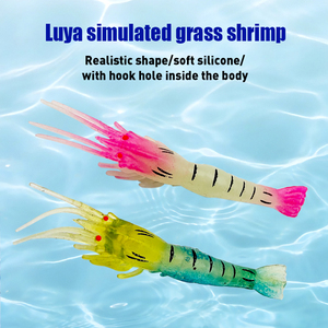 Leurre <span class=keywords><strong>de</strong></span> pêche BST en caoutchouc souple imitation crevettes artificielles sans hameçon pour la pêche en <span class=keywords><strong>mer</strong></span> et la pêche à la carpe - Product Image 4