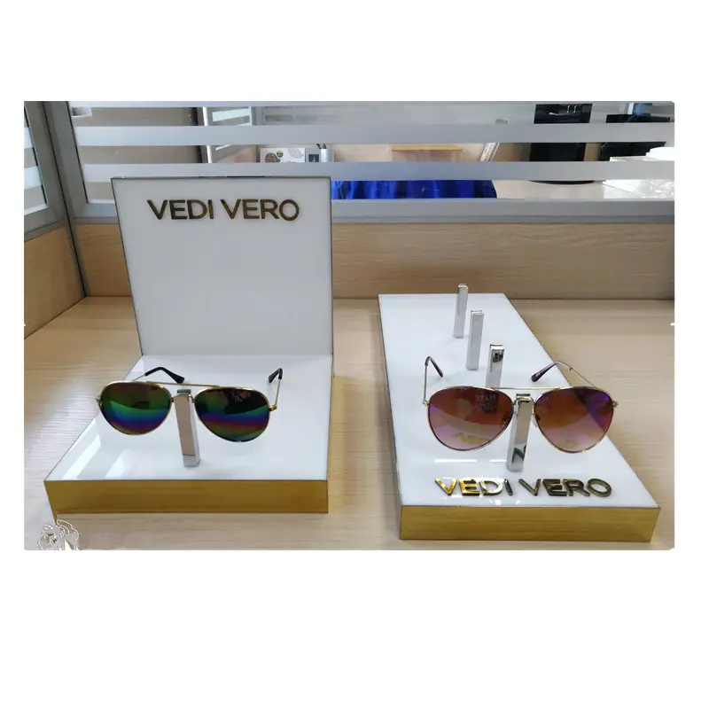 Espositore per occhiali da sole in acrilico personalizzato espositore per occhiali da vista