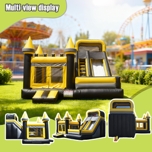 Lớn Inflatable lâu đài <span class=keywords><strong>bouncy</strong></span> nhảy Bouncer nhà Combo với trượt chất lượng cao PVC trượt bơm hơi cho người lớn - Product Image 2