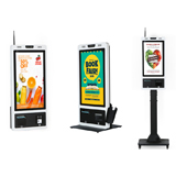 Kiosque de commande automatique le plus récent de 2023, kiosque d'appel de numéro de file d'attente avec distributeur de tickets ODM/OEM