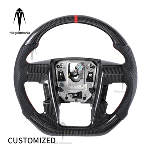 Volant en fibre de carbone personnalisé compatible avec Ford Ranger Ford <span class=keywords><strong>Raptor</strong></span> F150 F-150 SVT Focus Volant LED - Product Image 1