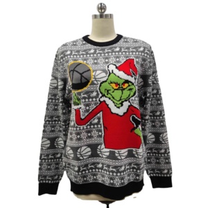 Suéter Deportivo Navideño Promocional de Algodón Tejido con Cuello Redondo, Personalizado, Unisex, Precio Económico de Fábrica - Product Image 3