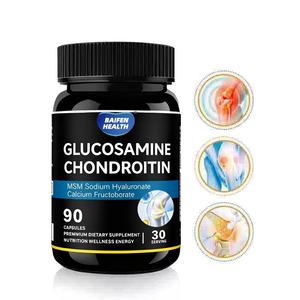 Cápsulas OEM de Glucosamina, Condroitina, MSM e Cúrcuma para Suporte Articular e Ósseo em Adultos, Melhorando a Densidade Óssea, Validade de 24 Meses - Product Image 2