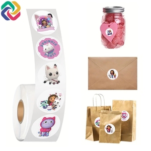 Pegatinas <span class=keywords><strong>de</strong></span> dibujos animados <span class=keywords><strong>de</strong></span> <span class=keywords><strong>la</strong></span> <span class=keywords><strong>Casa</strong></span> <span class=keywords><strong>de</strong></span> Muñecas <span class=keywords><strong>de</strong></span> <span class=keywords><strong>Gaby</strong></span>, pegatinas <span class=keywords><strong>de</strong></span> grafiti <span class=keywords><strong>de</strong></span> PVC impermeables con impresión UV, decoración personalizada para el hogar para niños - Product Image 1