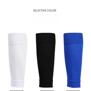 Wholesale Men's <b>Leg</b> <b>Warmers</b> Football Sports Socks Without Foot Adults Shin Guard Calf Plus Size Kids Brace Gear - Product Image 4
