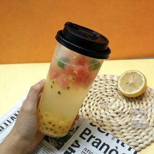 แก้วพลาสติก PP แบบหนา สำหรับขายส่ง ใช้แล้วทิ้ง เป็นมิตรกับสิ่งแวดล้อม ผลิตด้วยวิธีฉีดขึ้นรูป เกรดสำหรับอาหาร ขนาด 90 มม. 12 ออนซ์ 16 ออนซ์ 18 ออนซ์ พร้อมฝาปิด ป้องกันรังสียูวี/พิมพ์ดิจิตอล - Product Image 2