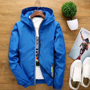 <strong>S</strong>-7XL Custom Logo Wind Breaker Waterproof Sports <strong>Jacket</strong> for <strong>Men</strong> and Women <strong>Plus</strong> <strong>Size</strong> Zipper Closure Breathable for Summer - Product Image 3