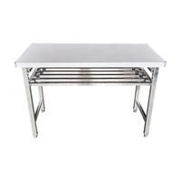 Table pliante en acier inoxydable de banc pliable d'autres fournitures d'hôtel et de restaurant sur mesure en Chine