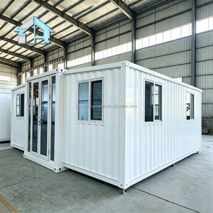 Maison mobile modulaire extensible de 20 pieds, résistante aux ouragans, aux UV et au bruit, directement de l'usine, pour logement temporaire - Product Image 1