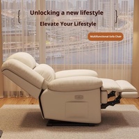 Fauteuil de relaxation individuel haut de gamme, multifonctionnel, électrique, rotatif, massant, en métal, avec fonction internet, design futuriste et très prisé