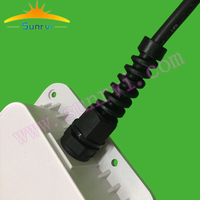 Passe-câble en nylon injecté IP68 à angle de 90 degrés, série M, M16*1.5, toutes tailles, joint d'étanchéité en plastique, connecteur de fixation de câble